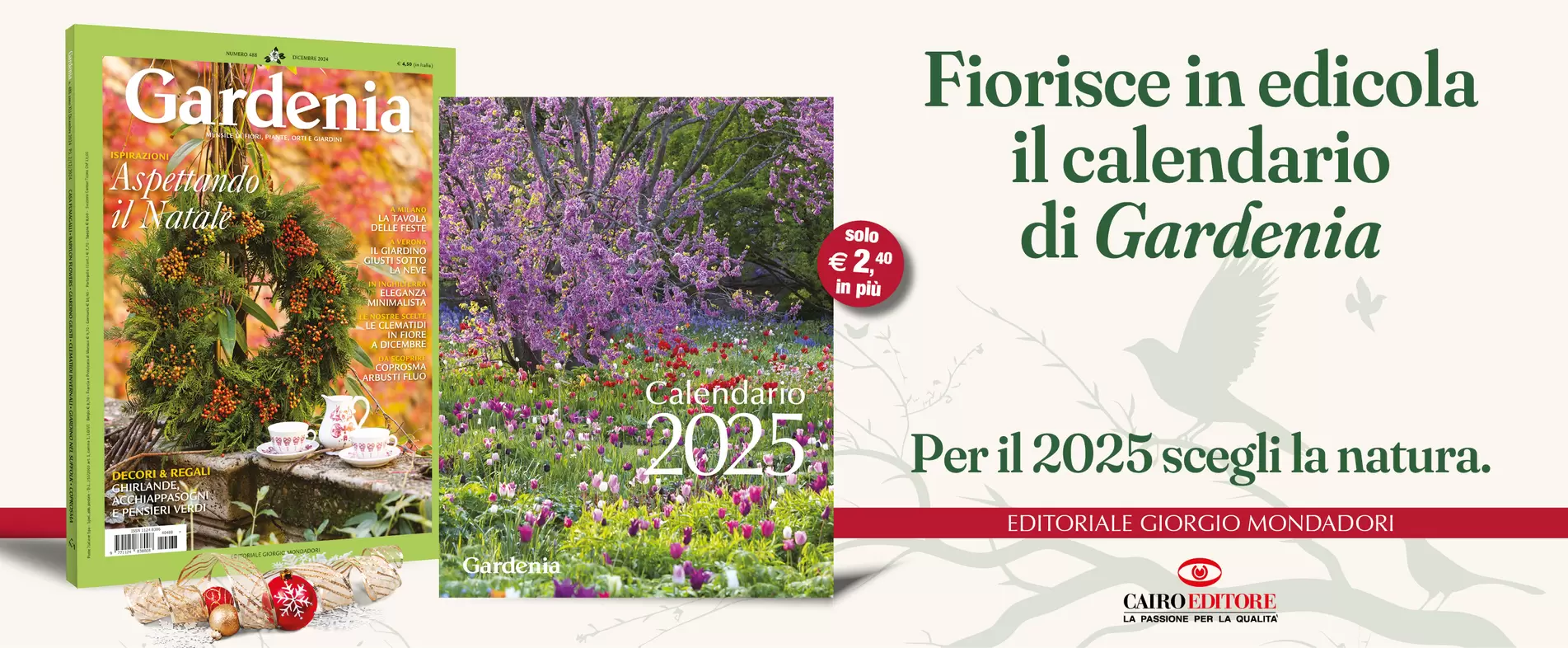 Fiorisce in edicola il calendario di Gardenia