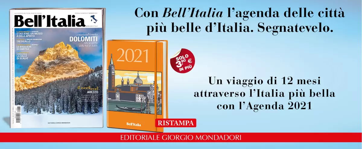 Con Bell’Italia l’agenda delle città più belle d’Italia. Segnatevelo.