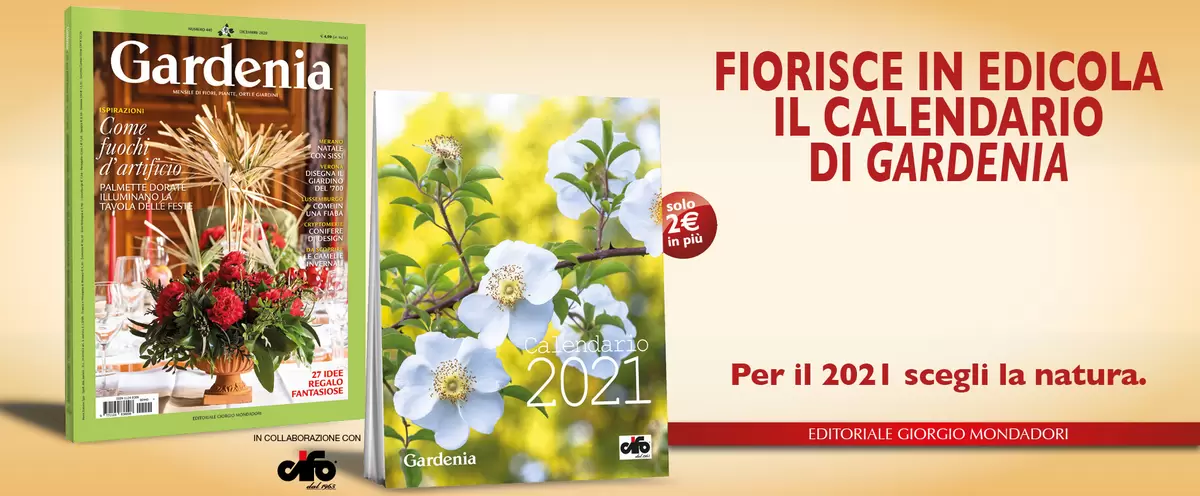 FIORISCE IN EDICOLA IL CALENDARIO DI GARDENIA