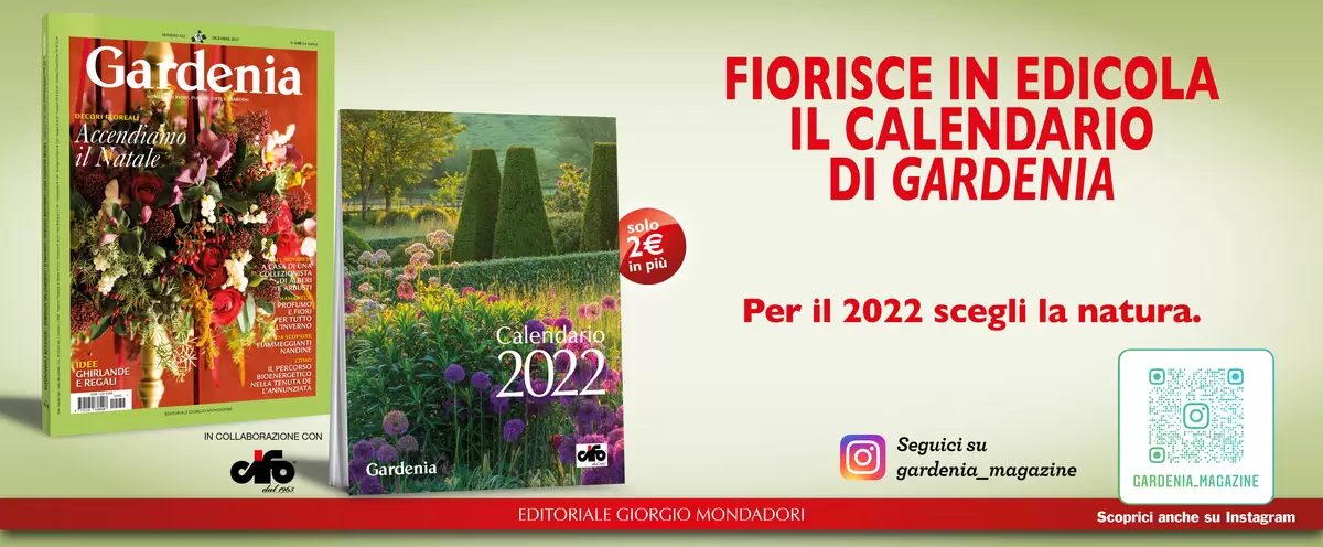 FIORISCE IN EDICOLA IL CALENDARIO DI GARDENIA