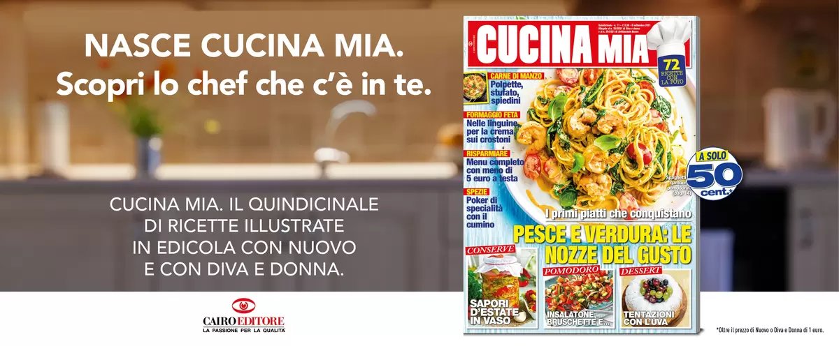 NASCE CUCINA MIA. Scopri lo chef che c’è in te. 