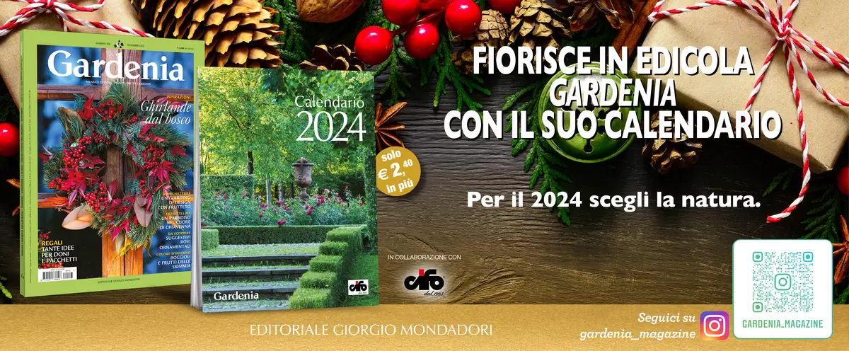 FIORISCE IN EDICOLA GARDENIA CON IL SUO CALENDARIO