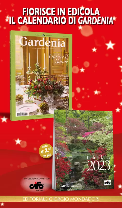 FIORISCE IN EDICOLA IL CALENDARIO DI GARDENIA